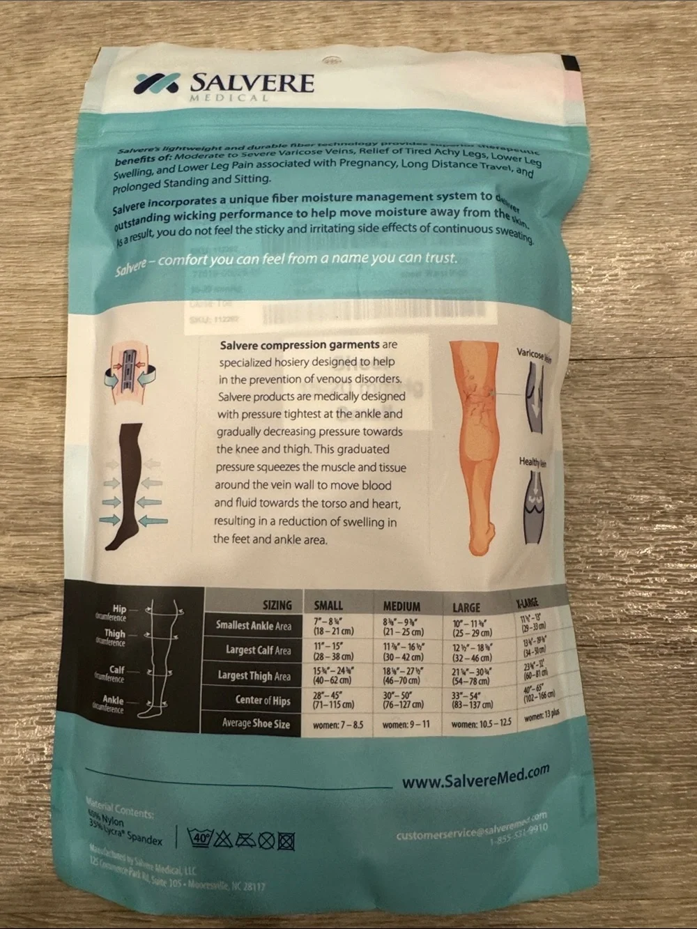 Salvere medical pantyhose
